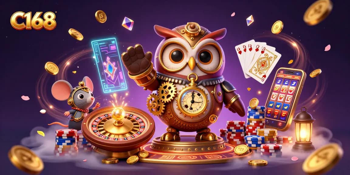Experience the thrill of slots and casino gaming at C168 with stunning visuals and vibrant action.