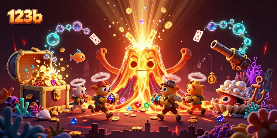 Experience the thrill of 123b as golden treasures erupt in a vibrant casino adventure.