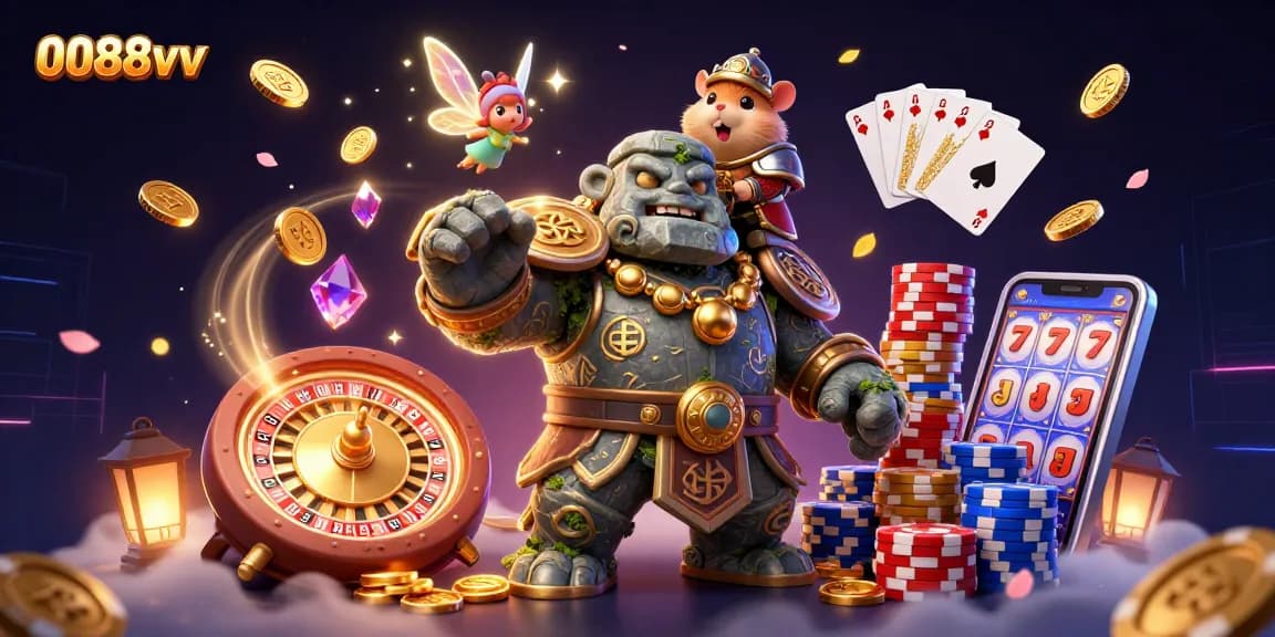 Experience thrilling wins at 0088vv with enchanting characters and dazzling game elements.