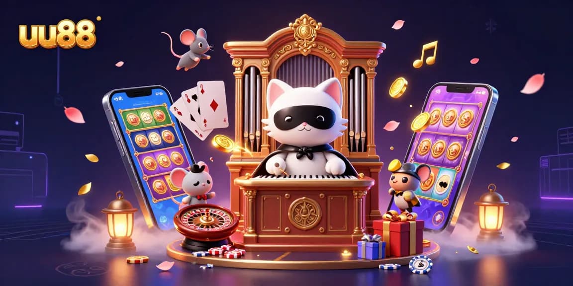 Experience thrilling slots at uu88 with an enchanting scene of gaming excitement and wins.