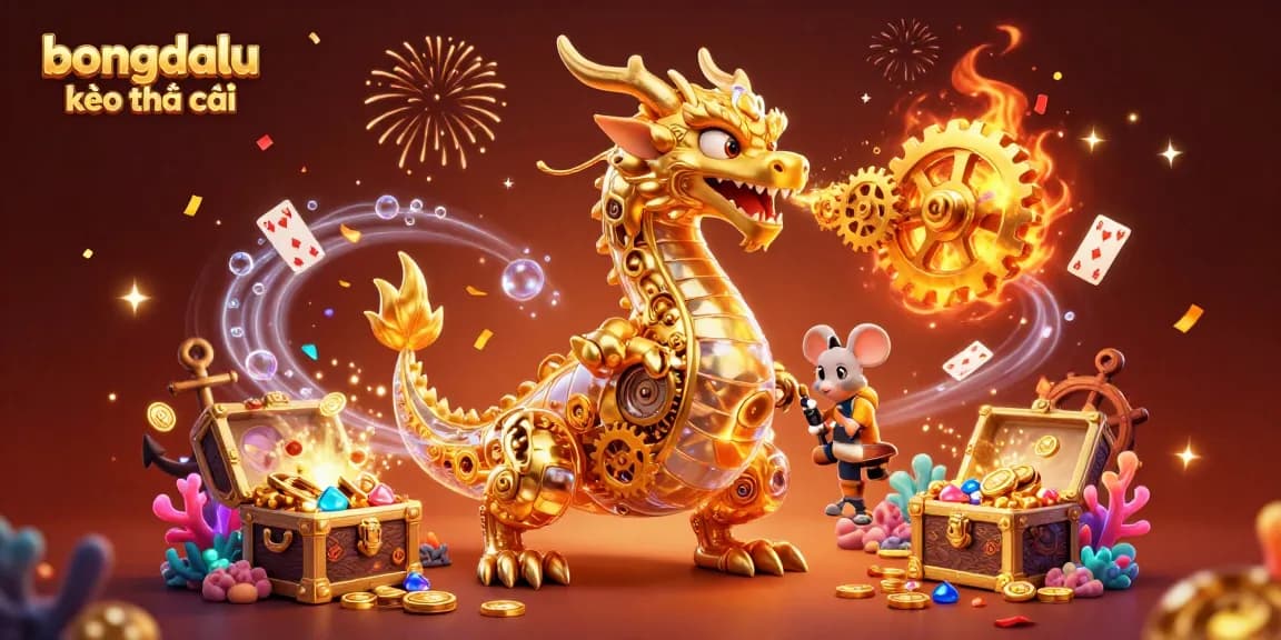 Engage in exciting sports betting on bongdalu kèo nhà cái with dynamic gold gear visuals.