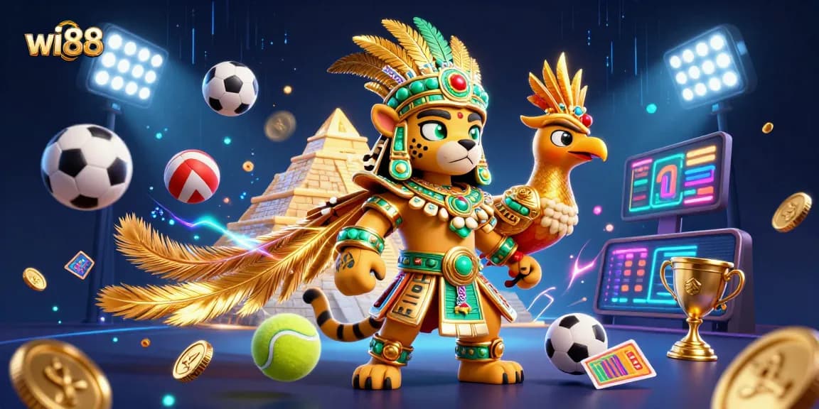 Experience vibrant action at wi88's premier sports betting platform with engaging gameplay elements.