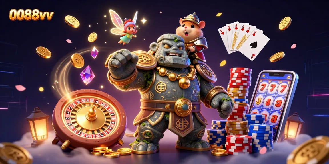 Experience thrilling wins at 0088vv with enchanting characters and dazzling game elements.