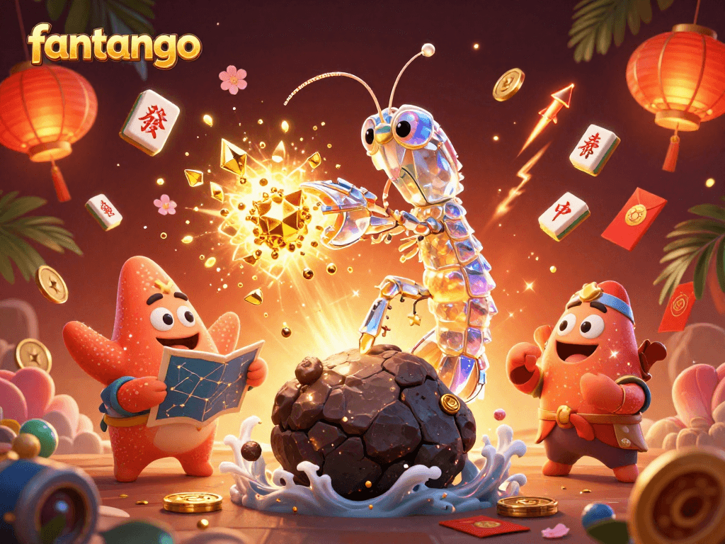 Engage with fantango's exciting atmosphere, featuring vibrant colors and dynamic action in a thrilling gaming scene.