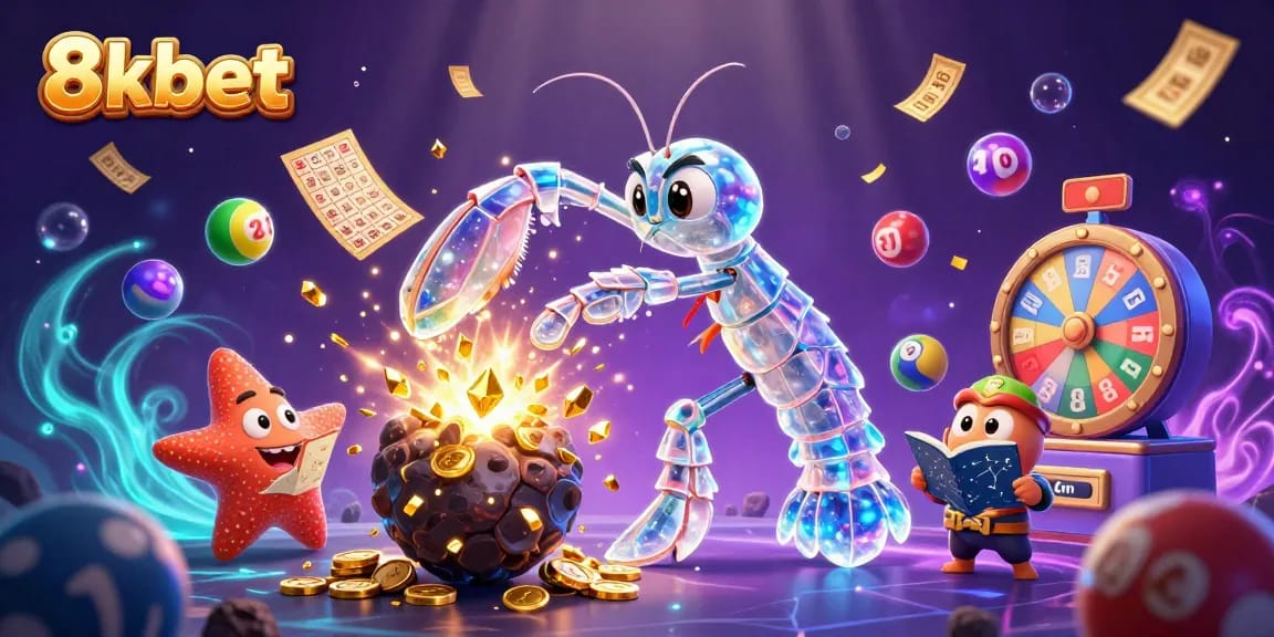 Experience epic wins at 8xbet with colorful lottery elements and vibrant casino action.