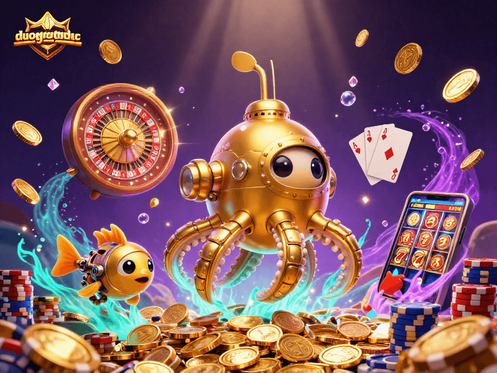 Engage with duongmatchuoc and dive into a vibrant slot machine experience featuring cascading gold and dynamic gameplay.