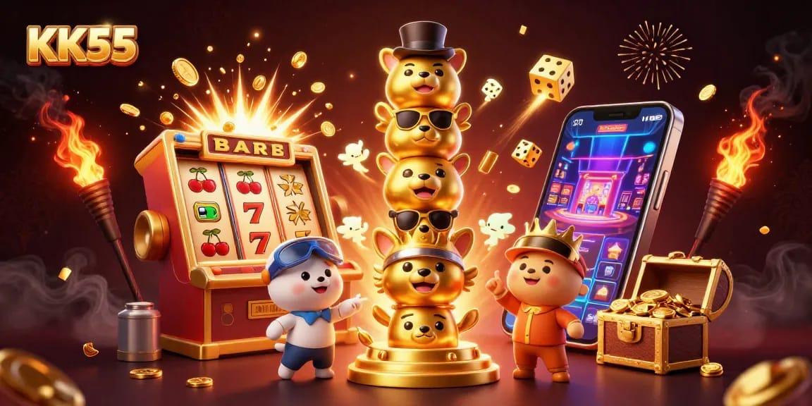 Experience the fun at KK55 with dynamic online games featuring colorful jackpots and engaging graphics.
