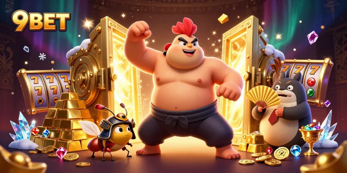 Experience thrilling play at 9BET with dynamic casino games featuring vibrant characters and rich visual effects.