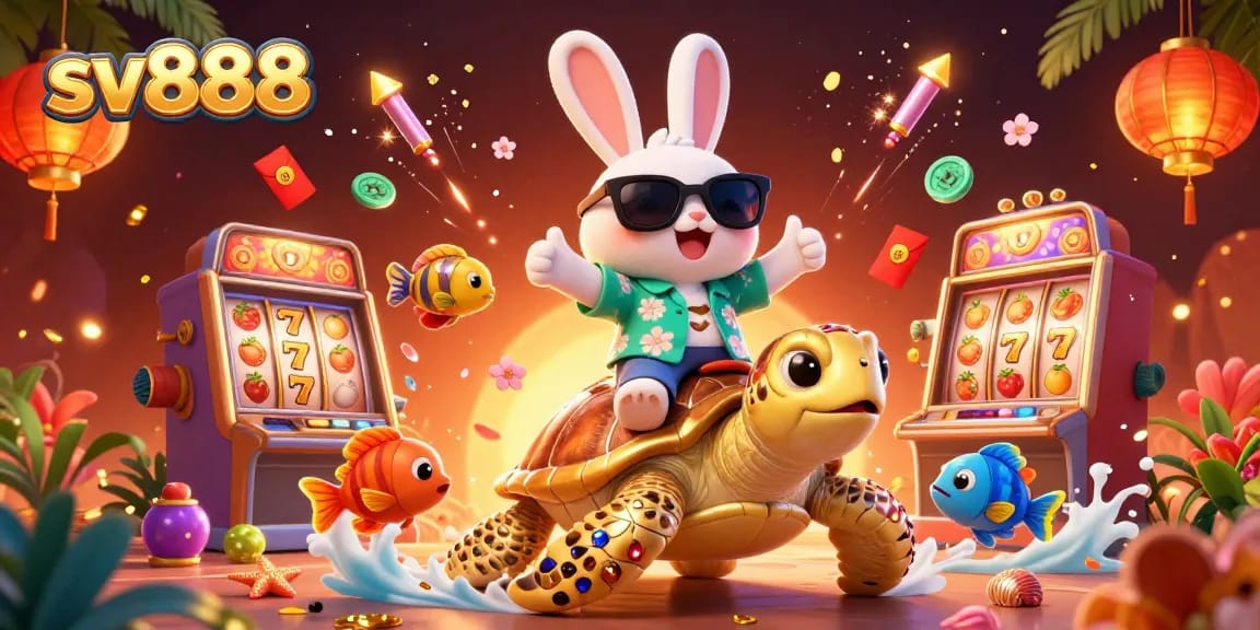 Experience exciting winnings with sv888 in a vibrant slot machine adventure featuring lucky characters.