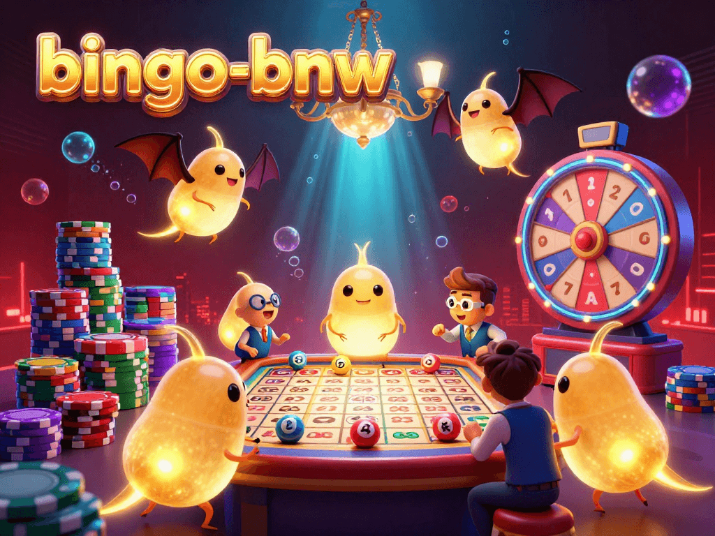 Play exciting bingo-bnw with vivid golden glowworms lighting the atmosphere, featuring thrilling gameplay elements.
