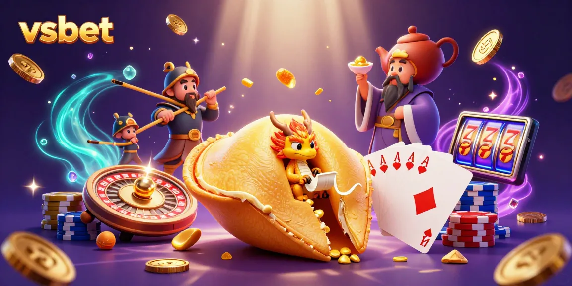 Experience excitement with vsbet’s vibrant casino games and characters in a dynamic 3D scene.