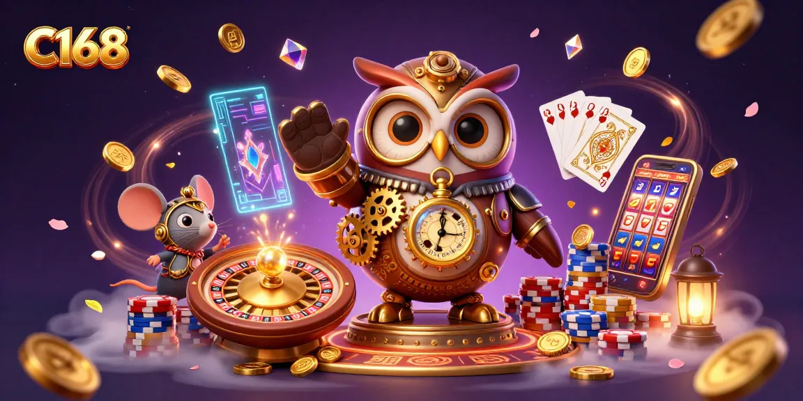 Experience the thrill of slots and casino gaming at C168 with stunning visuals and vibrant action.