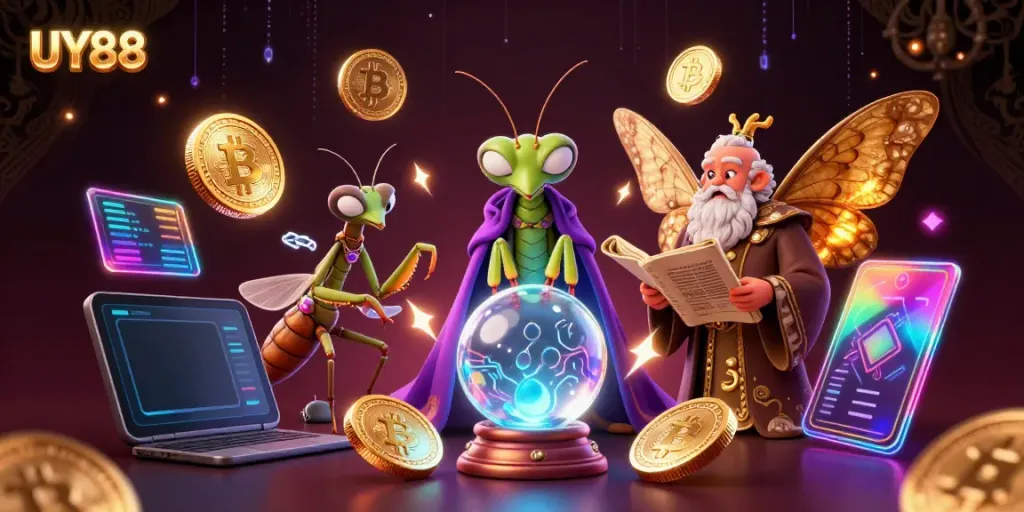 Engage with UY88's innovative casino experience featuring vibrant characters and dynamic gaming elements.