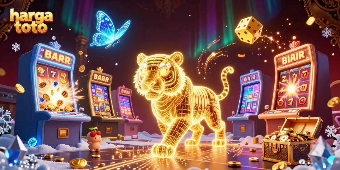 Experience thrilling gameplay at harga toto with a vibrant casino scene featuring slot machines and exciting game elements.