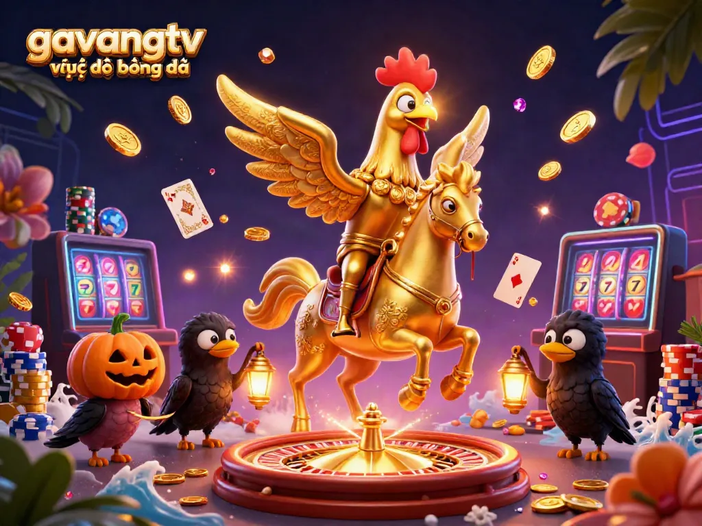 Experience thrilling gambling excitement with GavangTV trực tiếp bóng đá showcasing a vibrant casino scene.
