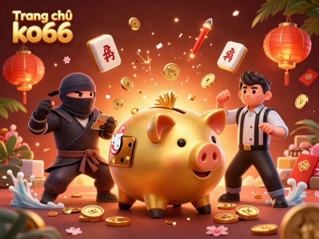 Engage in thrilling gameplay with Trang chủ ko66, featuring vibrant casino elements and dynamic action scenes.