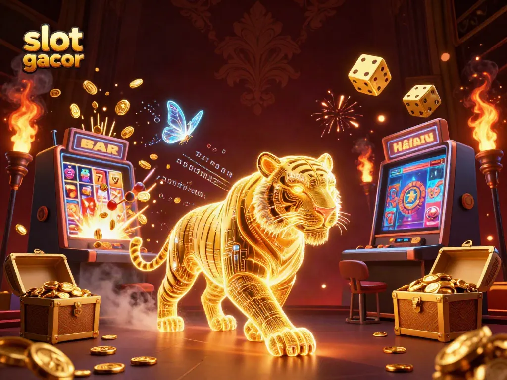 Engage in the thrill of slot gacor magic with neon tiger energy and jackpot excitement.