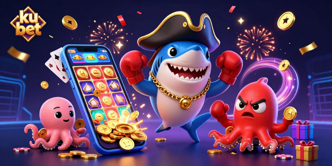 Engage with ku bet's thrilling gaming experience featuring vibrant characters and dynamic casino elements.