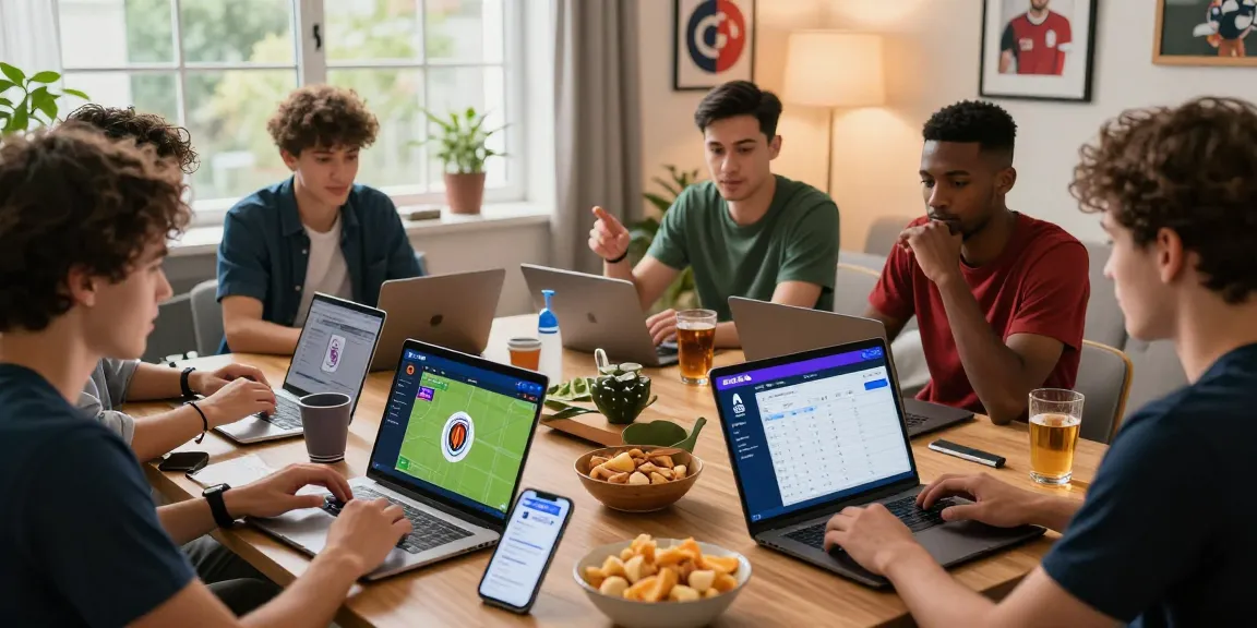 Exciting scene of players using BOLA88 for mix parlay betting, showcasing the intuitive slip builder and various league logos.