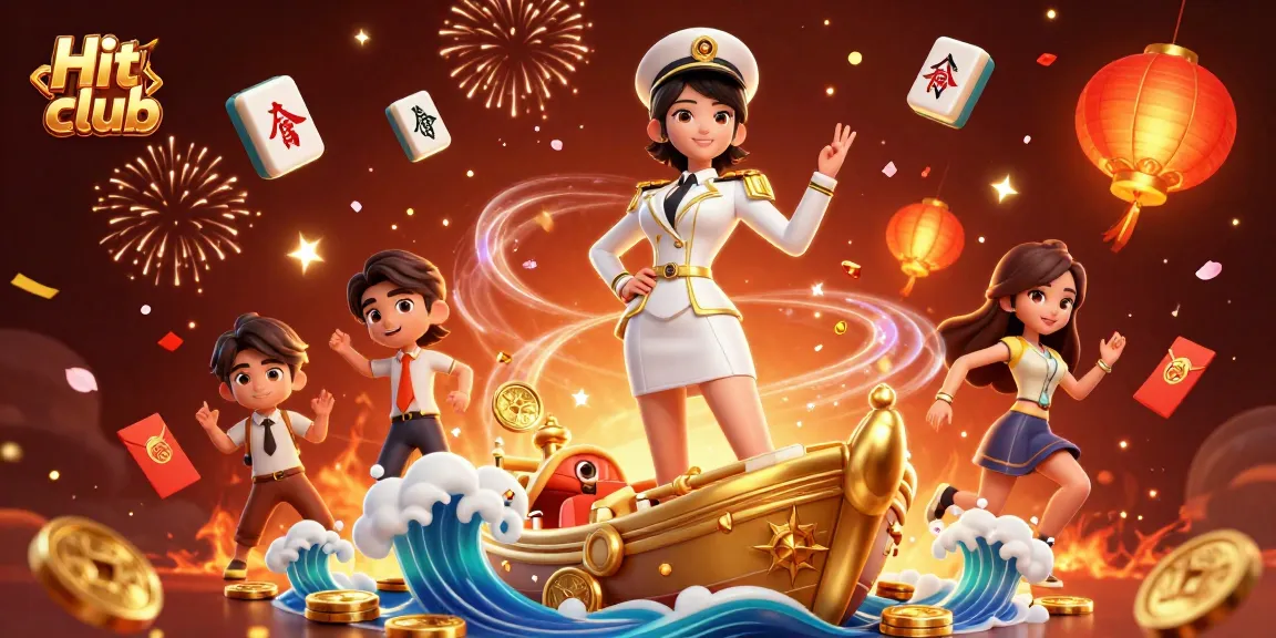 Experience the thrill of Hit club online gaming with vibrant 3D artwork celebrating casino excitement.