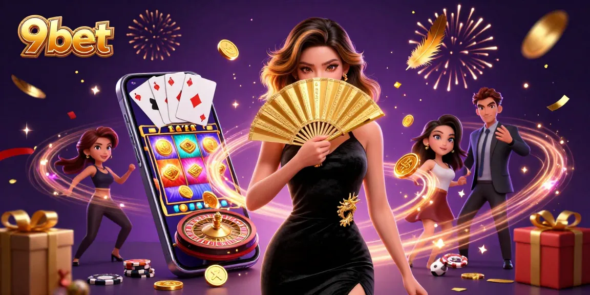 Engage with 9bet for thrilling gaming with vibrant slot visuals and captivating atmosphere.
