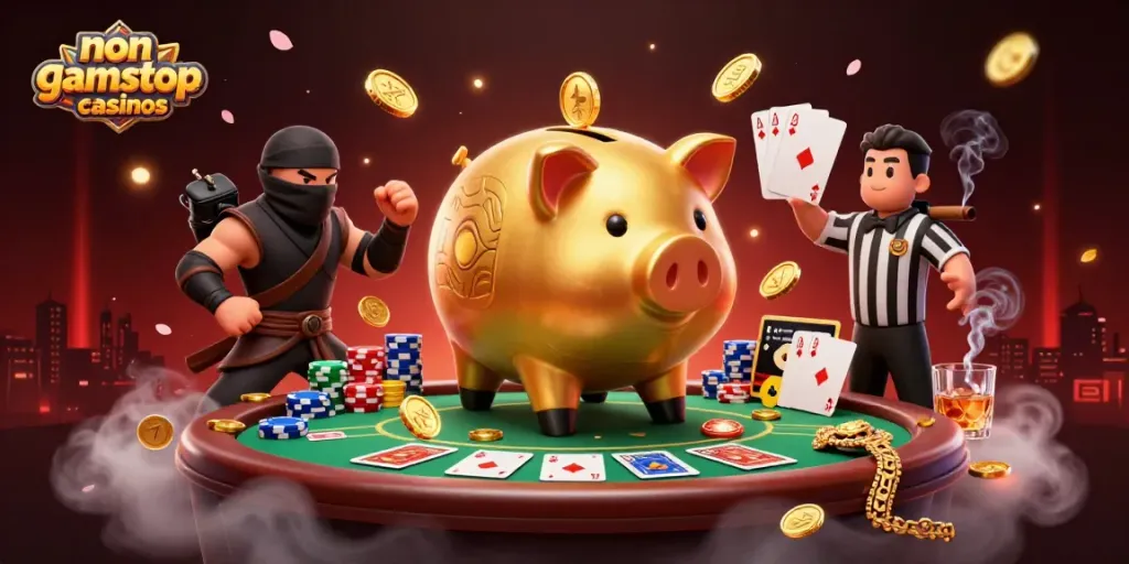 Experience thrilling gameplay at non gamstop casinos with dynamic poker battles featuring animated characters.