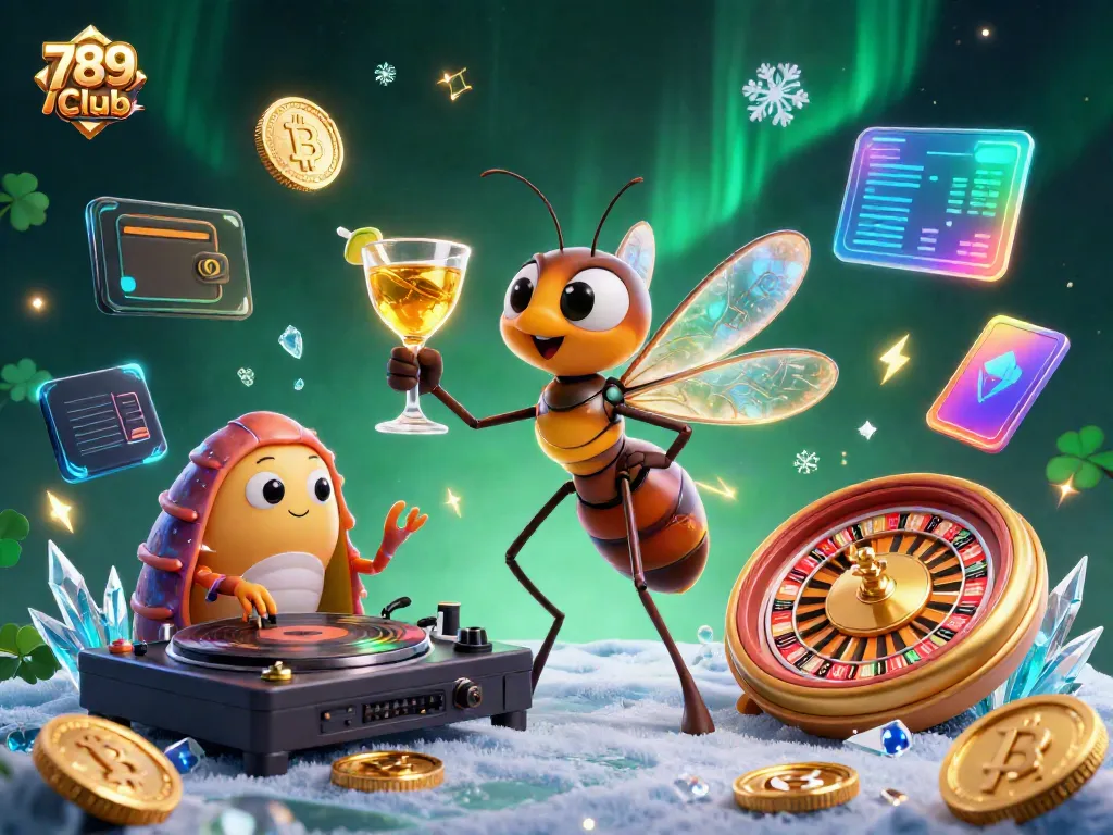 Experience the excitement at 789 Club with our vibrant casino illustration showcasing a unique casino mascot.