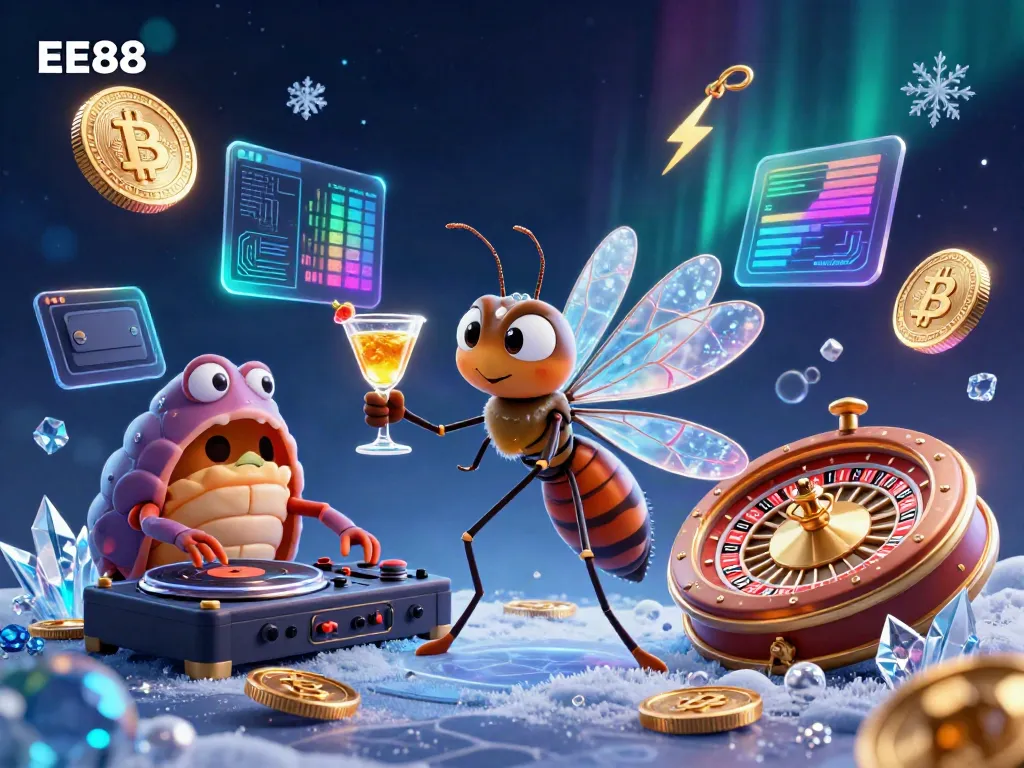 Experience thrilling wins at EE88 with vibrant characters and dynamic casino elements.