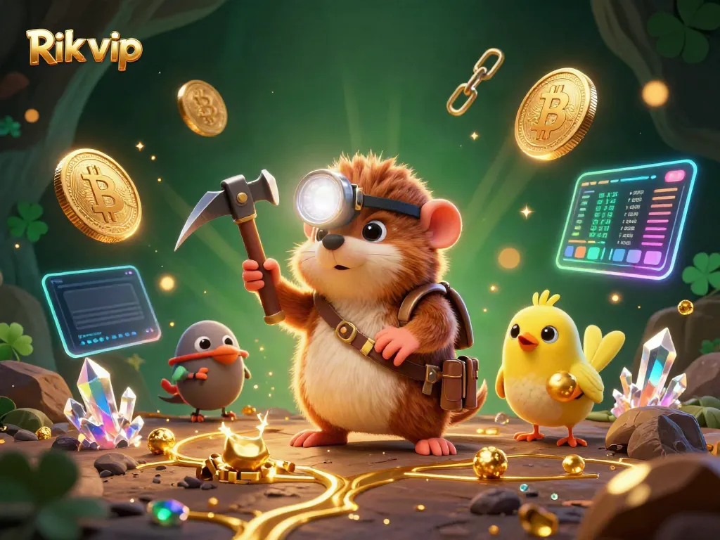 Engage in thrilling gameplay at Rik vip with vivid 3D characters and sparkling treasures.