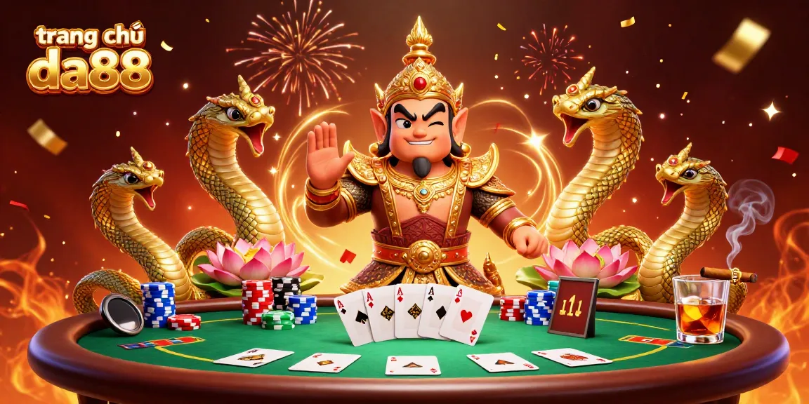 Experience the vibrant action of trang chủ da88 with energetic poker gameplay and rich characters.
