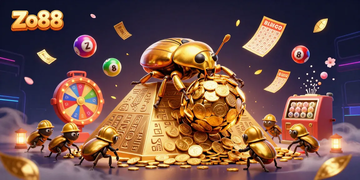 Experience the exciting world of Zo88 while winning with golden coins and vibrant lottery games.