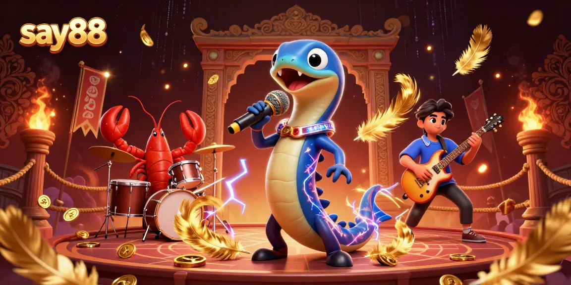Engage with say88 in a vibrant underwater casino experience featuring dynamic characters and thrilling gambling elements.