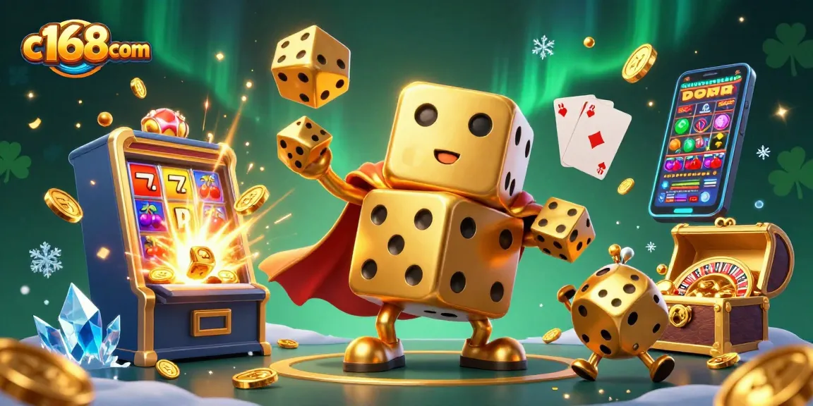 Experience the thrilling world of c168com with playful golden dice and casino games bursting with rewards.
