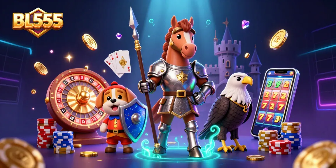 Experience winning excitement at BL555 with dynamic casino elements and a vibrant gaming adventure.