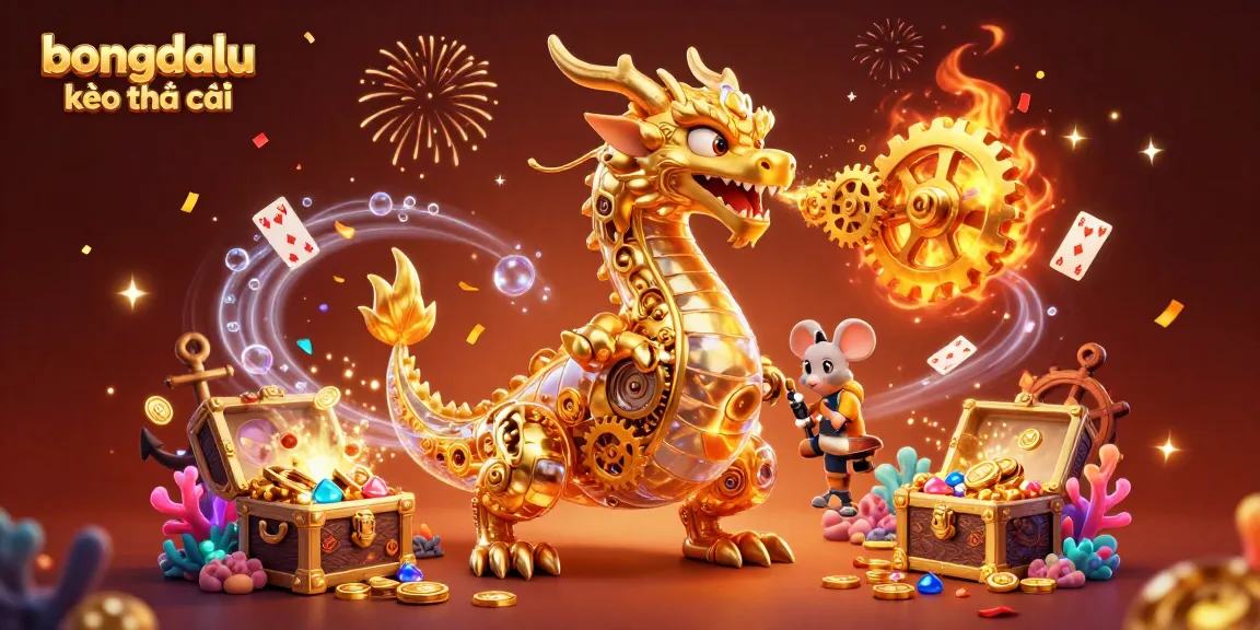 Engage in exciting sports betting on bongdalu kèo nhà cái with dynamic gold gear visuals.