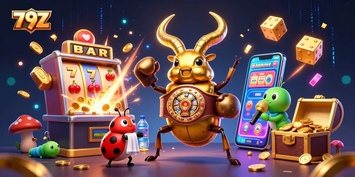 Engage in exciting gameplay with 79Z's vibrant casino experience featuring thrilling slot machines and dynamic characters.