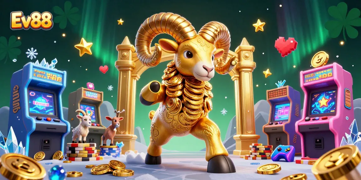 Win big at Ev88 with colorful 3D casino characters engaging in exciting gaming action.