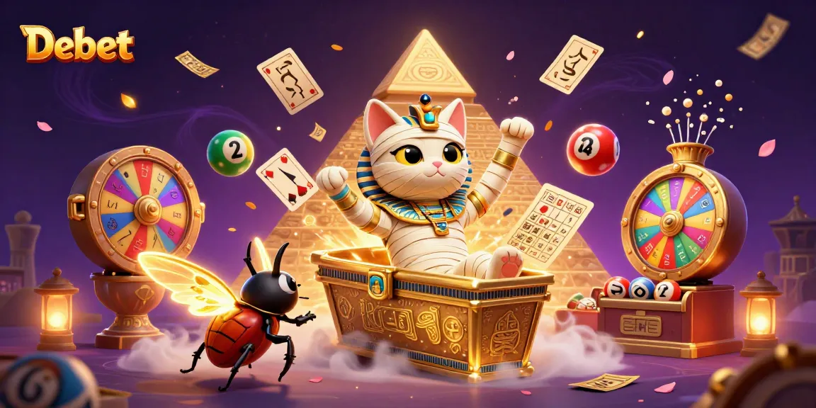 Engage in thrilling gaming adventures with Debet at a vibrant pyramid casino.