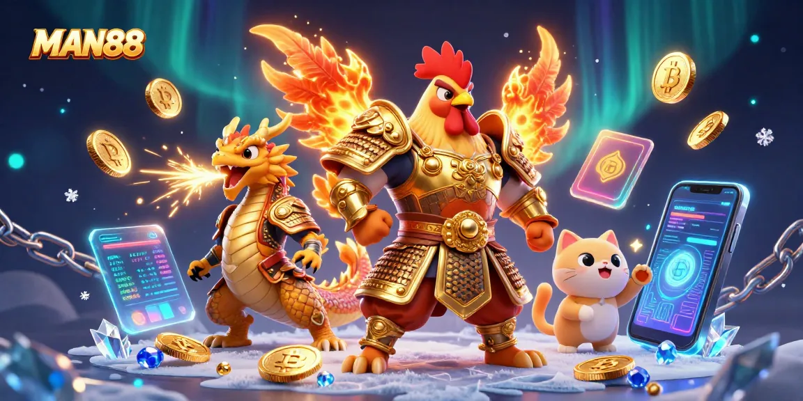 Engage in thrilling battles at MAN88 with unique characters and energetic casino elements.