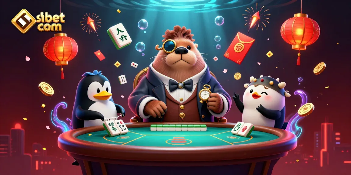Experience thrilling games at shbet com with a jolly walrus and a penguin dealer in an underwater casino scene.