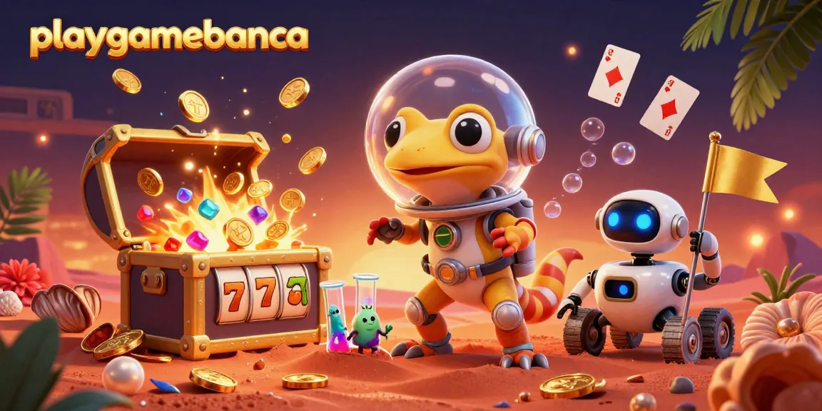 Engage with the exciting world of playgamebanca at a golden casino on Mars.