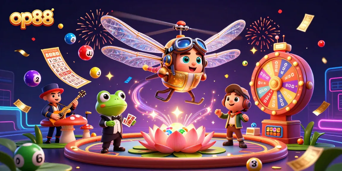 Experience thrilling gameplay at op88 with vibrant casino elements and lively characters in action.