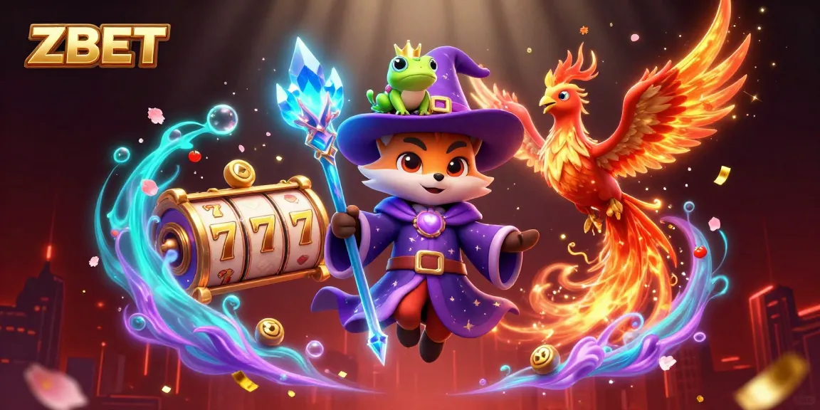 ZBET offers thrilling online gaming experiences with vibrant 3D characters and exciting slot elements.