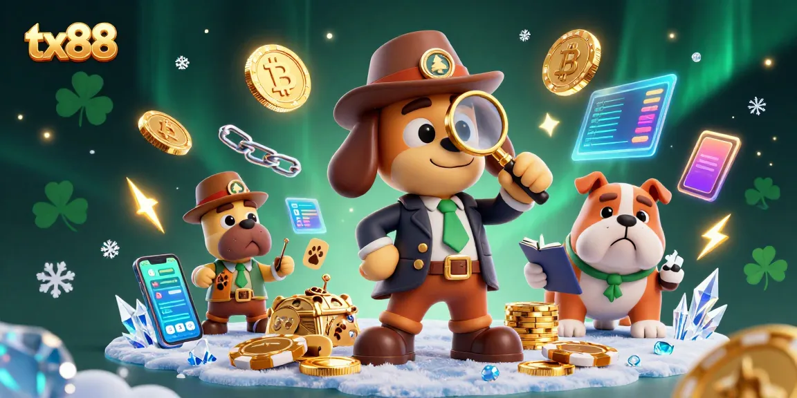 Experience the thrill with tx88 as the detective uncovers hidden treasures in a vibrant, dynamic casino scene.