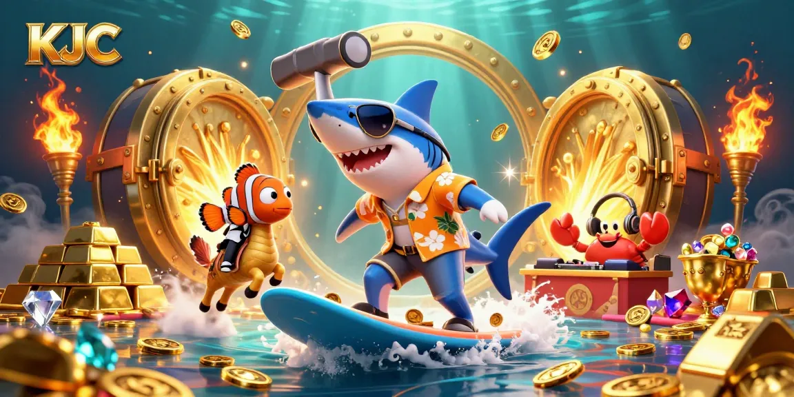 KJC delivers an exciting underwater casino adventure with vibrant characters and dazzling treasures.
