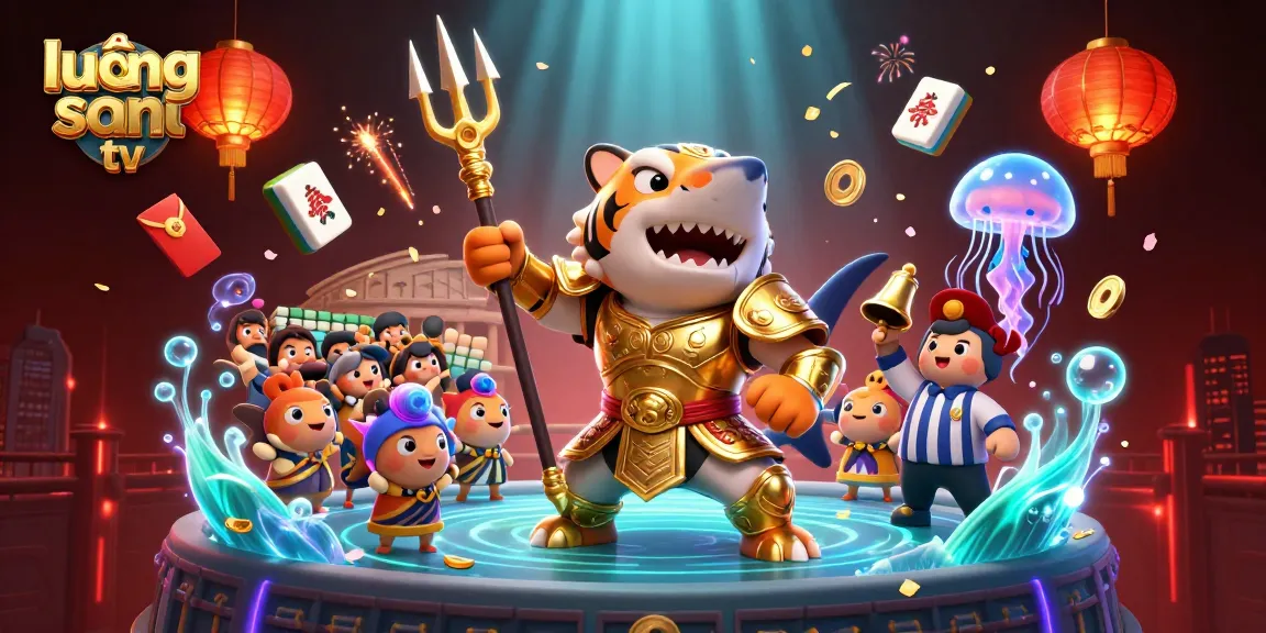 Experience thrilling gambling adventures with lương sơn tv in a vibrant underwater scene.