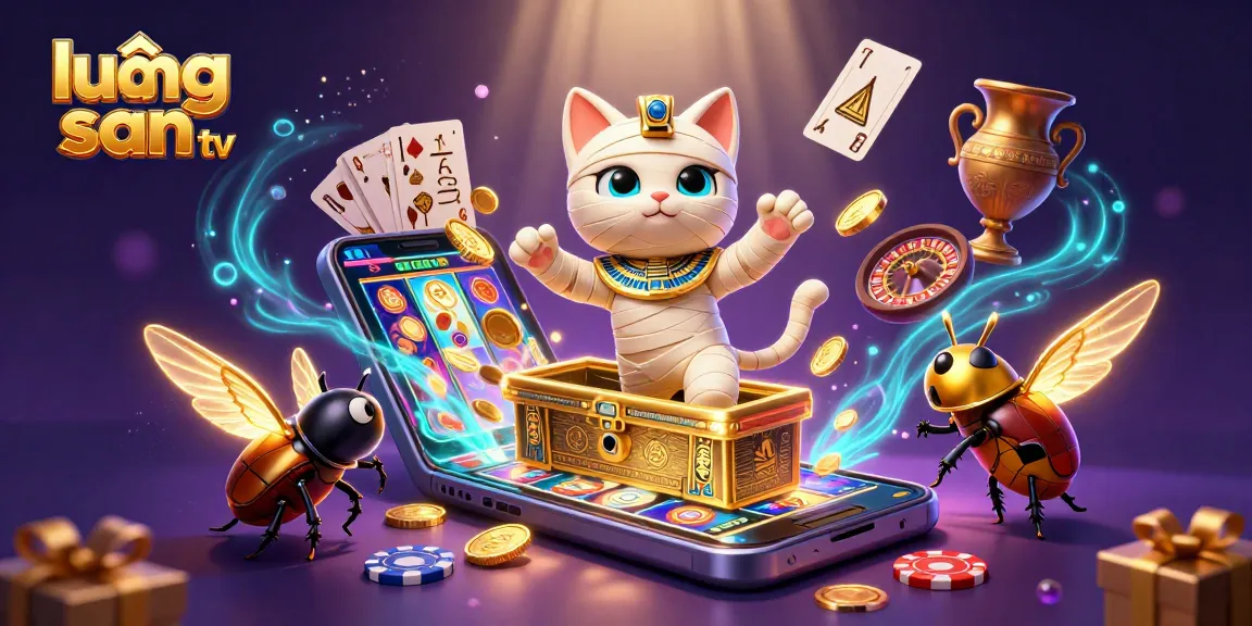 Experience thrilling action on lương sơn tv with 3D dynamic casino characters and vibrant gambling elements.
